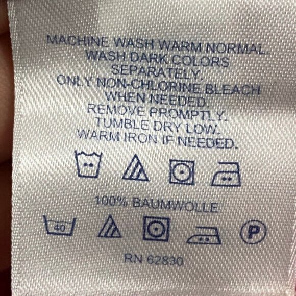 Lands'End‎ Pink Button Up Shirt Size 20W - Picture 3 of 5